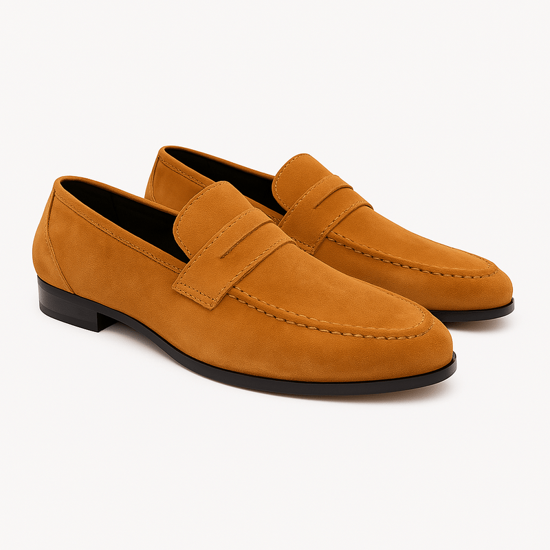 Elijano | Lugano Penny Loafer Wildleder