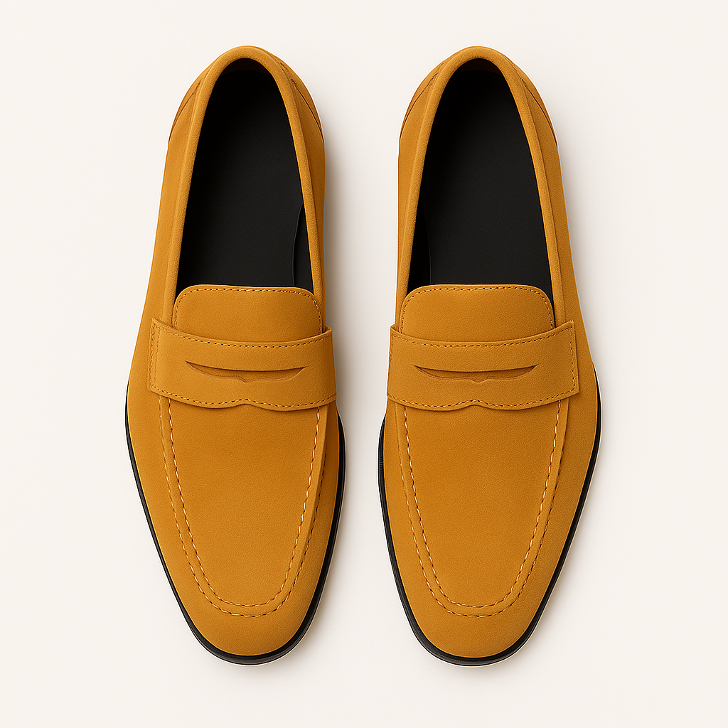 Elijano | Lugano Penny Loafer Wildleder