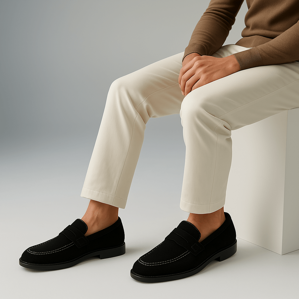 Elijano | Wildlederloafer Penny Klassisch